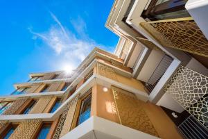 A balcony or terrace at V7 Boutique Appartements