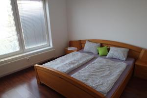 Apartman Halex Centrum City aupark 객실 침대