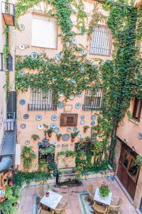 Un jardín fuera de Hotel Posada del Toro