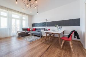 אזור ישיבה ב-Family-Apartments Freiburg