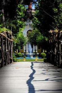 Ein Garten an der Unterkunft Hotel Termas da Curia