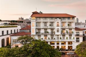 O edifício em que o hotel se localiza