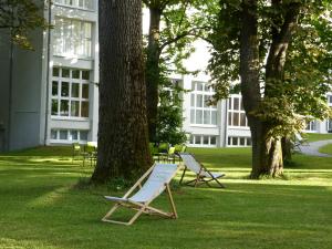 O grădină în afara Hotel Raphael im Allgäu