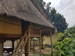 Um jardim em Rinjani Family Homestay