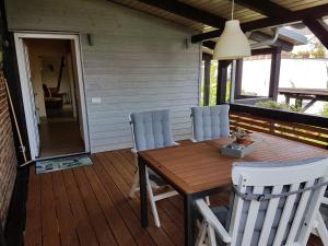 Uma varanda ou terraço em Ferienapartment MIA