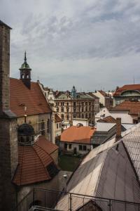 Miesto panorama iš viešbučio arba bendras vaizdas mieste Pilzenas