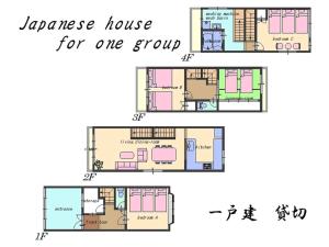 แผนผังของ Nao's Guesthouse 2 一軒家貸切