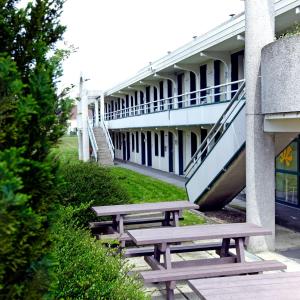 A balcony or terrace at Premiere Classe Chantilly Sud Luzarches