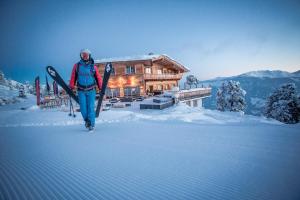 Berggasthof Platzlalm durante el invierno