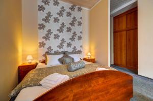 Cama ou camas em um quarto em Hotel Pizzeria Istria