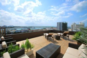 A balcony or terrace at Ishigakijima Hotel Cucule