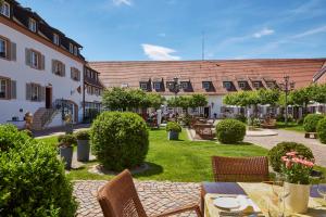 A garden outside Schloss Reinach