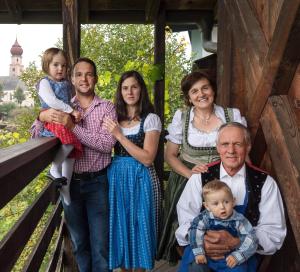 Familia alojada en Gasthof Tschötscherhof