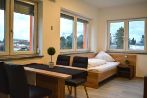 Zona d'estar a Wels Inn Hotel