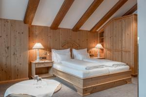 Skihotel Haus Gurgl में एक कमरे में एक या कई बेड