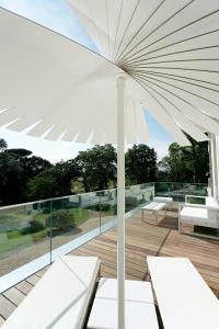 A balcony or terrace at Domaine de Verchant & Spa - Relais & Châteaux