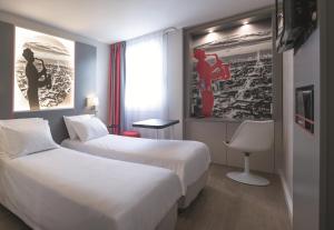 Krevet ili kreveti u jedinici u objektu Hôtel Inn Design Paris Saint Quentin