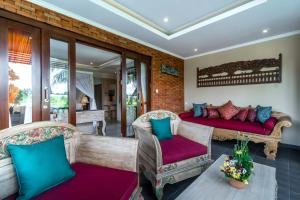 Гостиная зона в Gefecon Villa Ubud