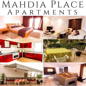 Atpūtas zona naktsmītnē Mahdia Place Apartments