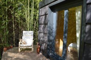 Um jardim em Bamboo Guest House