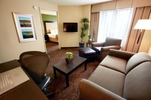 พื้นที่นั่งเล่นของ Holiday Inn Indianapolis North-Carmel, an IHG Hotel