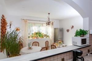 Een keuken of kitchenette bij Pension Danninger