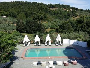 Swimming pool sa o malapit sa Villa Albanis