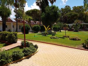 Un jardín fuera de Hotel Dunas Puerto