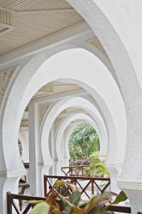 A balcony or terrace at Plaza Beach Hotel