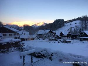 Landhaus Fay B&B durante el invierno