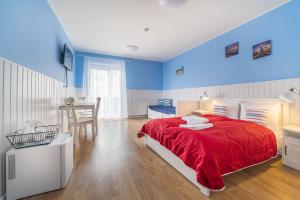 Кровать или кровати в номере Papaj Resort