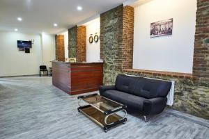 A seating area at Hotel Old Borjomi