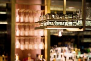 A área de bar ou lounge em The Stafford London