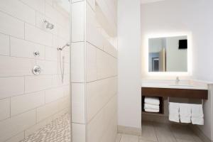 bagno con doccia e lavandino di Holiday Inn Express & Suites Amarillo, an IHG Hotel ad Amarillo