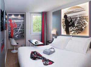 Krevet ili kreveti u jedinici u objektu Hôtel Inn Design Paris Saint Quentin