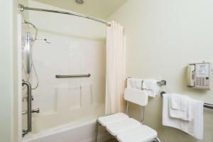 A bathroom at Microtel Inn and Suites Pueblo