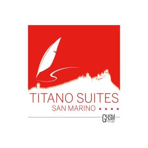 Titano Suites tesisinde sergilenen bir sertifika, ödül, işaret veya başka bir belge