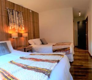 Cama ou camas em um quarto em Patagonia Route B&B