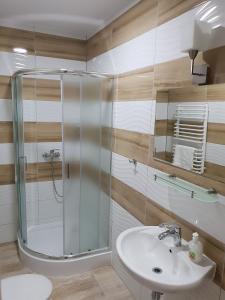 Ванная комната в Hotel Pod Strzechą