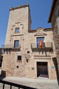 El edificio en el que está el hotel