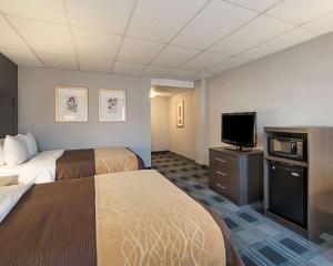 Katil atau katil-katil dalam bilik di Comfort Inn Ballston