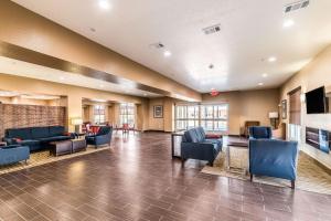 Comfort Suites Grand Prairie - Arlington North tesisinde bir oturma alanı