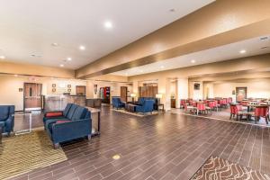 Comfort Suites Grand Prairie - Arlington North tesisinde bir oturma alanı