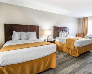 Uma cama ou camas num quarto em Quality Inn & Suites By the Parks