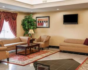 โทรทัศน์และ/หรือระบบความบันเทิงของ Comfort Suites near Indianapolis Airport