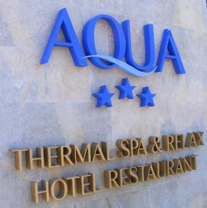 Um certificado, prémio, placa ou documento mostrado em Hotel Aqua Thermal Spa