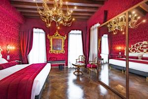 Cama ou camas em um quarto em Palazzo San Lorenzo