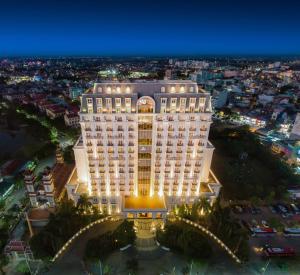 O edifício em que o hotel se localiza