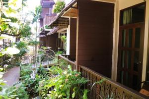 En hage utenfor Mountain View GuesthouseChiangmai