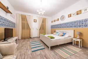 BonTon Apartments Sibiu 객실 침대